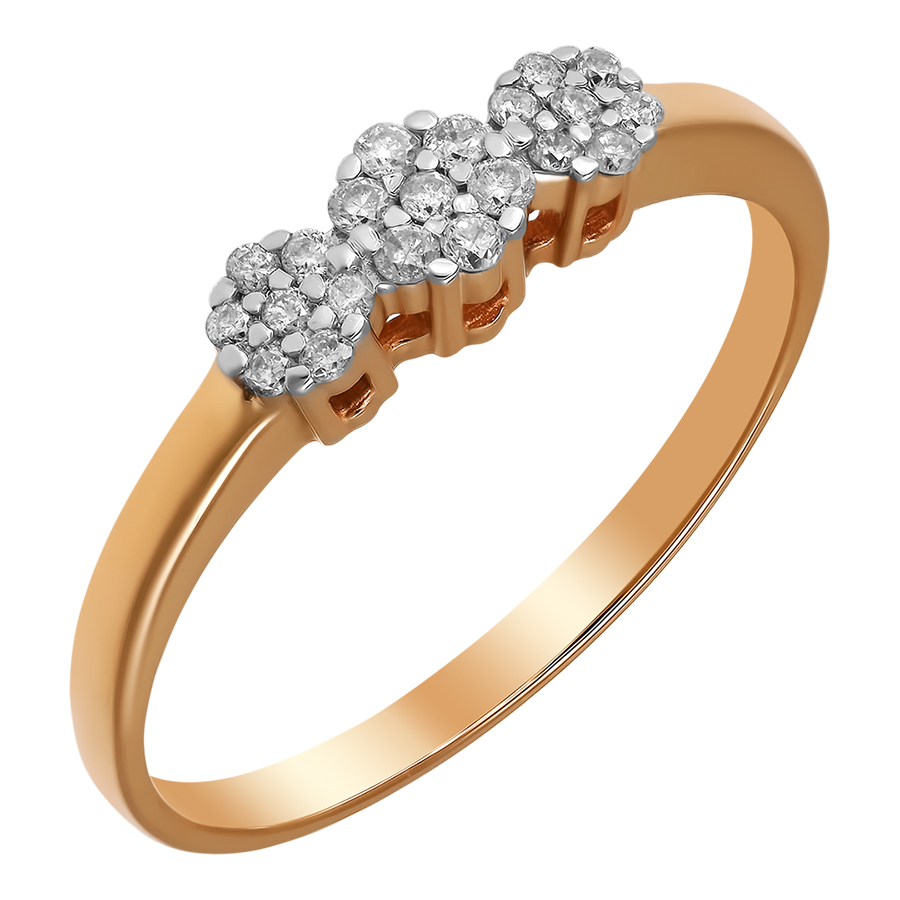 Кольцо, золото, бриллиант, RD-6713M